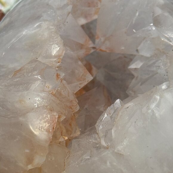 Orca Agate Skull Carving Quartz Pink Clear Neurology Neuro Surgery Office Decor - Picture 5 of 11